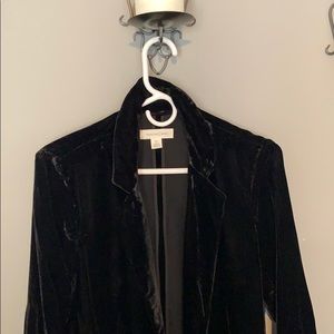 Black Velvet Blazer